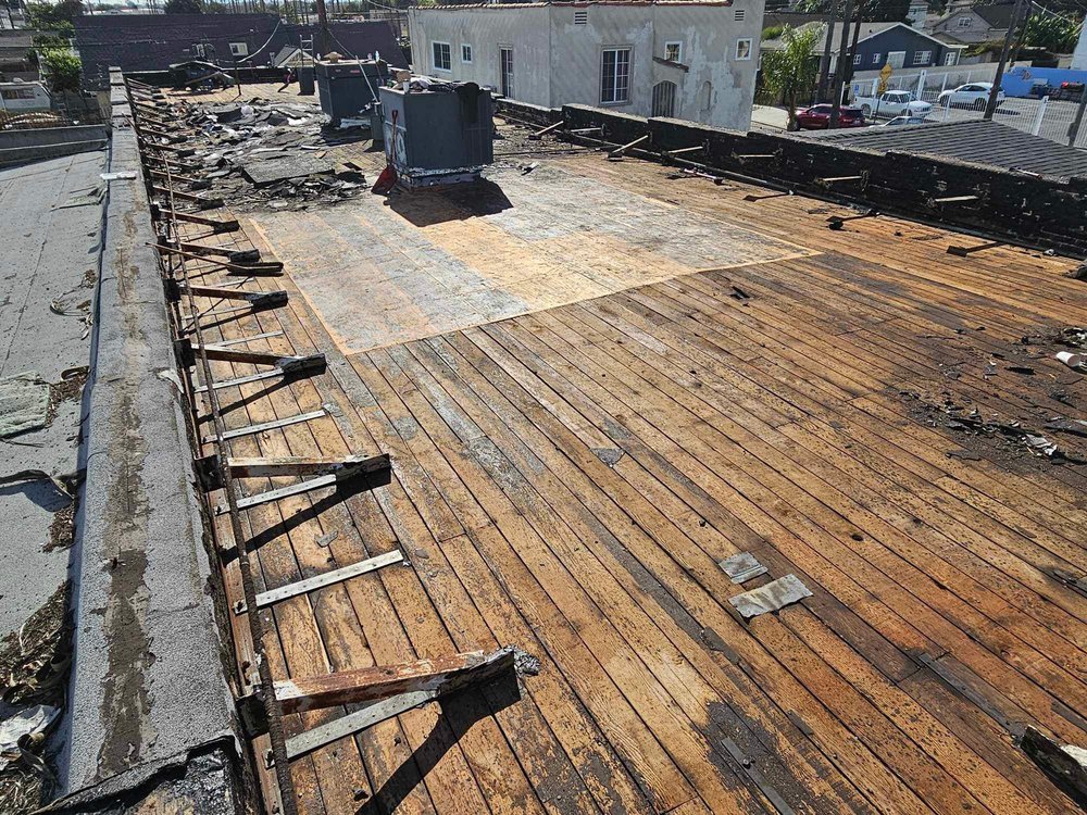 Slide of Roof Replacement