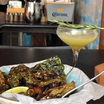 Bluetop - Candied Pork Belly & Shishito Peppers - Bars Near Me - Chamblee, Georgia