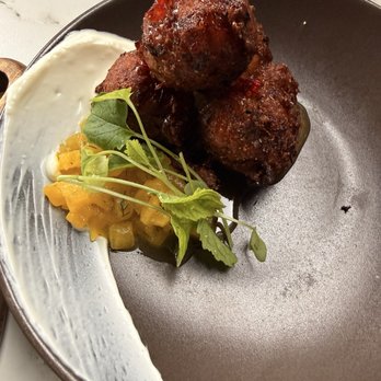 Rooster & Owl - Crab Fitters! (Hush puppies) - New American Near Me - Washington, DC, District of Columbia