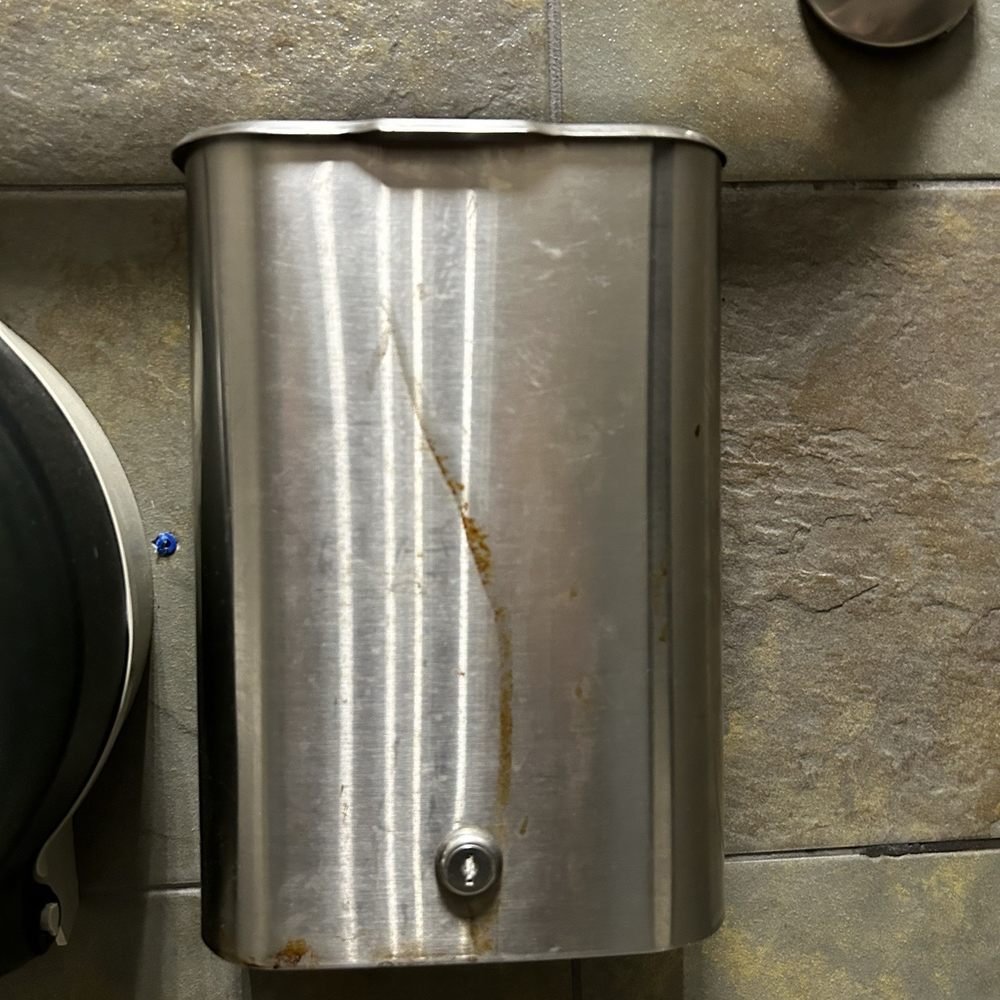 Buffalo Wild Wings - Ladies bathroom "napkin" bin. - American Near Me - San Antonio, Texas