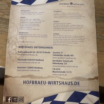 Hofbräu Berlin - Bavarian Near Me - Berlin, BE