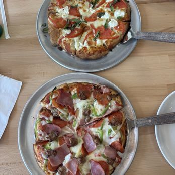 KERA Pizza Tavern - The Kera special and margarita pizzas. - Greek Near Me - Indian Rocks Beach, Florida KERA Pizza Tavern - The Kera special and margarita pizzas. - Greek Near Me - Indian Rocks Beach, Florida