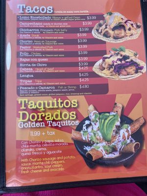 Menu photo 1 El Taco Encebollado Chicago, IL
