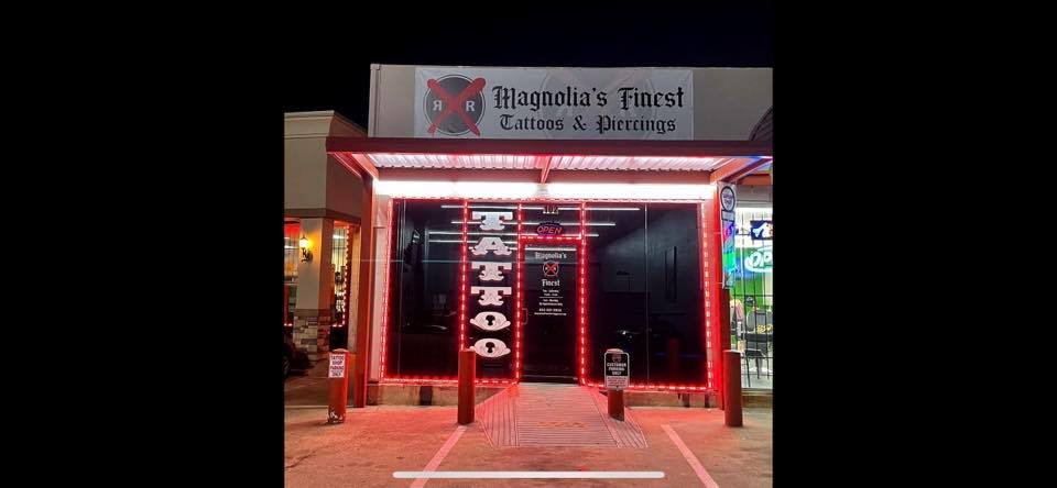 Magnolia's Finest Tattoo Shop Logo