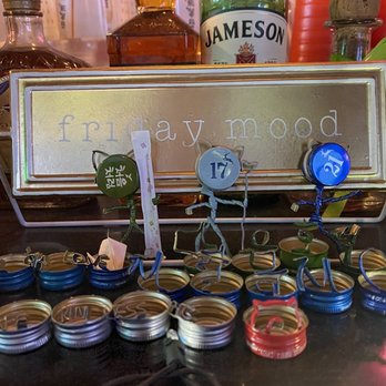 Cafe Princess Pig - Cute art with bottle tops - Bars Near Me - Honolulu, Hawaii