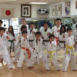 International Karate Association - One of the kids classes in action.