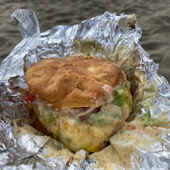 Devil's Teeth Baking Company - Special breakfast sandwich, vegetarian with no bacon (subbed tomato) - Bakeries Near Me - San Francisco, California