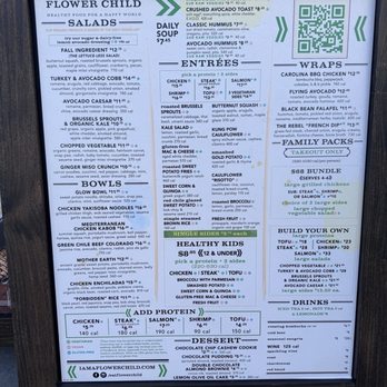 Flower Child - Menu - Salad Near Me - Salt Lake City, Utah