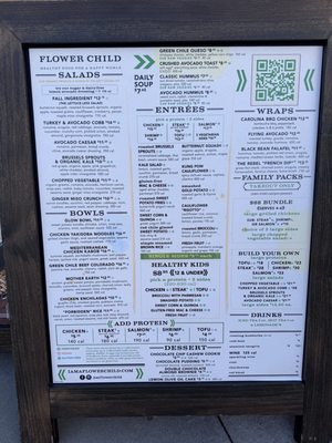Menu photo 1 Flower Child Salt Lake City, UT