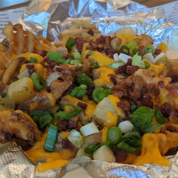 Grassroots Ice Cream & Deep Roots Street Food - 1/2 Portion New England Poutine - Falafel Near Me - Granby, Connecticut Grassroots Ice Cream & Deep Roots Street Food - 1/2 Portion New England Poutine - Falafel Near Me - Granby, Connecticut