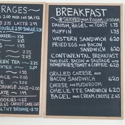 Anthony's Cafe - Menu