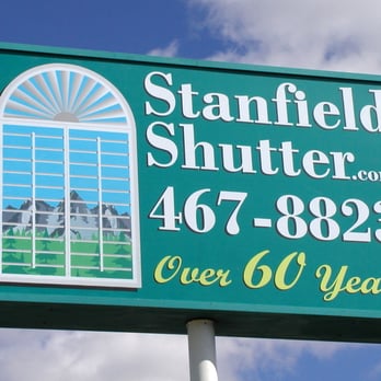 Stanfield Shutters - Stanfield Shutter i-15 Freeway Sign. I am sure you have seen it..... - Shutters Near Me - South Salt Lake, Utah Stanfield Shutters - Stanfield Shutter i-15 Freeway Sign. I am sure you have seen it..... - Shutters Near Me - South Salt Lake, Utah