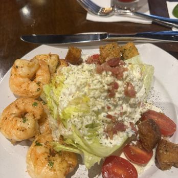 Tombo Grille - Iceberg Wedge with shrimp - New American Near Me - Columbia, South Carolina