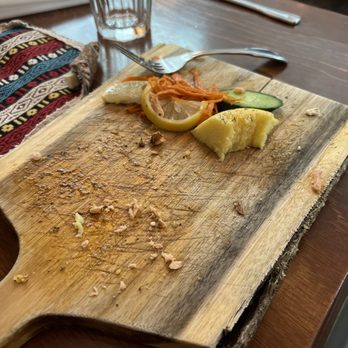 Soba - Salmon. Didn't even get to take a picture cause it was so good. - Modern European Near Me - Fairbanks, Alaska