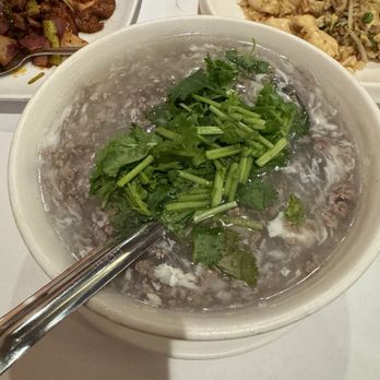 Cheng Du 23 - Egg drop with minced beef soup - Seafood Near Me - Wayne, New Jersey