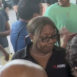 Driver Licenses Department - Woman worker who refuses to listen to customers and was attempting to kick people out of the line