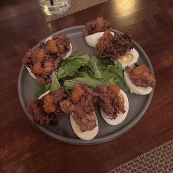 Oak Steakhouse - Deviled Eggs - Steakhouses Near Me - Raleigh, North Carolina