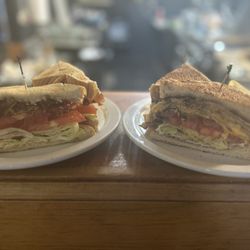 Central City Cafe - BLT & Turkey Cheddar Melt
