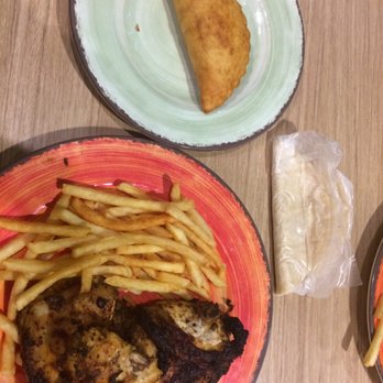 Pollo Campero - 3 piece leg, breast and wing meal with a side of fries and verde empanada - Latin American Near Me - Richardson, Texas
