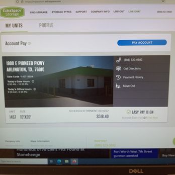 Extra Space Storage - Self Storage Near Me - Arlington, Texas