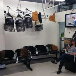 Hair Matic's Salon - One side of the dryers section.