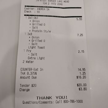 In-N-Out Burger - Burgers Near Me - Las Vegas, Nevada