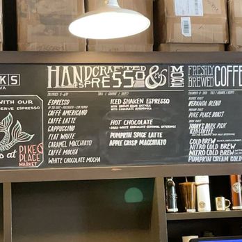 Starbucks - Espresso menu | IG: @nomwithelaine - Coffee & Tea Near Me - Seattle, Washington