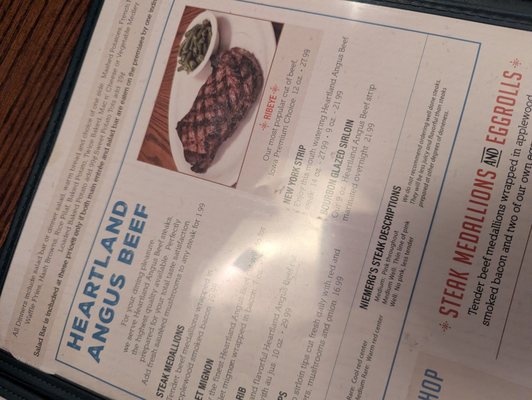 Menu photo 1 Niemerg's Steakhouse Effingham, IL