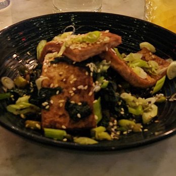 Queen's Room - Seared Tofu - Coffee & Tea Near Me - Astoria, New York Queen's Room - Seared Tofu - Coffee & Tea Near Me - Astoria, New York