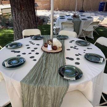 Twin Bear Equipment Rentals - Table, tablecloth, chairs - Party Supplies Near Me - Big Bear Lake, California Twin Bear Equipment Rentals - Table, tablecloth, chairs - Party Supplies Near Me - Big Bear Lake, California