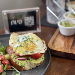 Nua - Avocado Toast on Challah Bread
