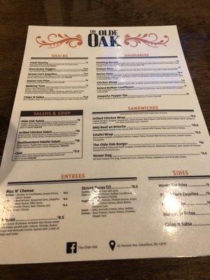 Menu photo 8 The Olde Oak Columbus, OH Menu photo 8 The Olde Oak Columbus, OH