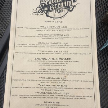 Seaside Brewing Company - Menu - Breweries Near Me - Seaside, Oregon Seaside Brewing Company - Menu - Breweries Near Me - Seaside, Oregon