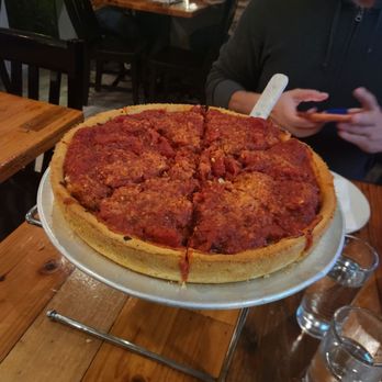 Heirloom Pizza - The Heritage deep dish pizza. - Pizza Near Me - Monterey, California Heirloom Pizza - The Heritage deep dish pizza. - Pizza Near Me - Monterey, California