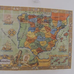 Map in Visitor's Center Map in Visitor's Center