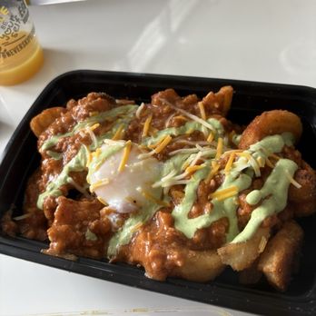 Eggbred - CHORIZO CHILI CHEESE HASH - Breakfast & Brunch Near Me - Long Beach, California Eggbred - CHORIZO CHILI CHEESE HASH - Breakfast & Brunch Near Me - Long Beach, California