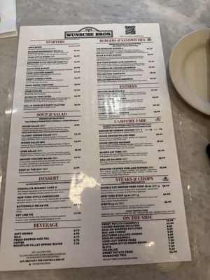 Menu photo 1 Wunsche Bros Cafe & Saloon Spring, TX Menu photo 1 Wunsche Bros Cafe & Saloon Spring, TX