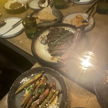 Fabel Miami - carrots and tomahawk steak - Middle Eastern Near Me - Miami, Florida