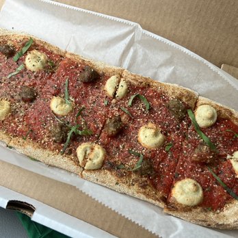 Florish - Baked Meatball Parmesan - Pizza Near Me - Tampa Bay, Florida Florish - Baked Meatball Parmesan - Pizza Near Me - Tampa Bay, Florida