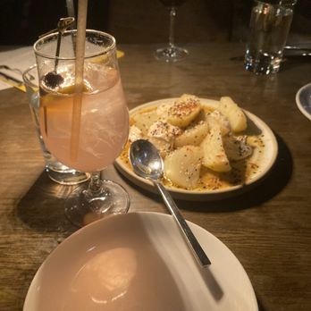 The Little Club - Beets (white) with whipped tahini. - Wine Bars Near Me - Buffalo, New York The Little Club - Beets (white) with whipped tahini. - Wine Bars Near Me - Buffalo, New York