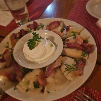 Koliba - Boiled Perogies. 25 pieces for $25. Excellent, especially for boiled ones - Modern European Near Me - Astoria, New York