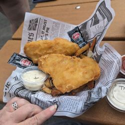 The Wee Chippy - Fish with garlic parm chips and truffle mayo