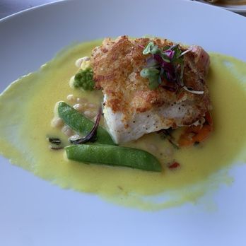 The Stonehouse Restaurant - Halibut - New American Near Me - Santa Barbara, California
