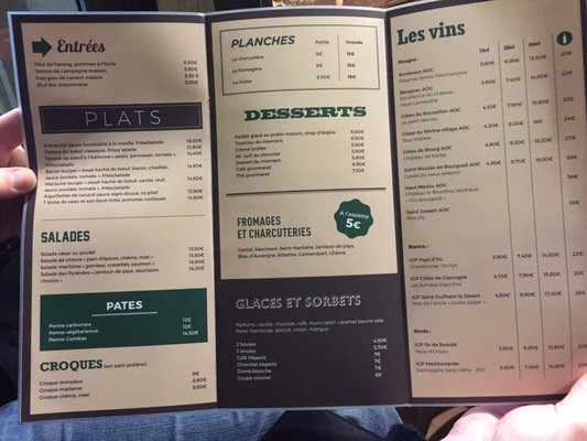 Menu photo 1 La marquise Paris, 75