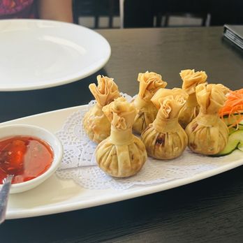 Panvimarn Thai Cuisine - Moneybag appetizer - Thai Near Me - Long Beach, California