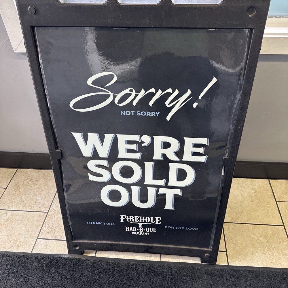 Firehole Bar-B-Que - Cool sign and I see why they have it - Barbeque Near Me - West Yellowstone, Montana