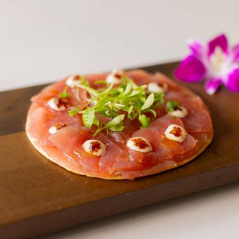 Louie's Prime Steak & Seafood - SASHIMI FLAT TUNA - Seafood Near Me - Port Washington, New York Louie's Prime Steak & Seafood - SASHIMI FLAT TUNA - Seafood Near Me - Port Washington, New York