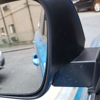 Bradford Auto Wax - Missed spots on driver side side-mirrors - Car Wash Near Me - Boston, Massachusetts Bradford Auto Wax - Missed spots on driver side side-mirrors - Car Wash Near Me - Boston, Massachusetts
