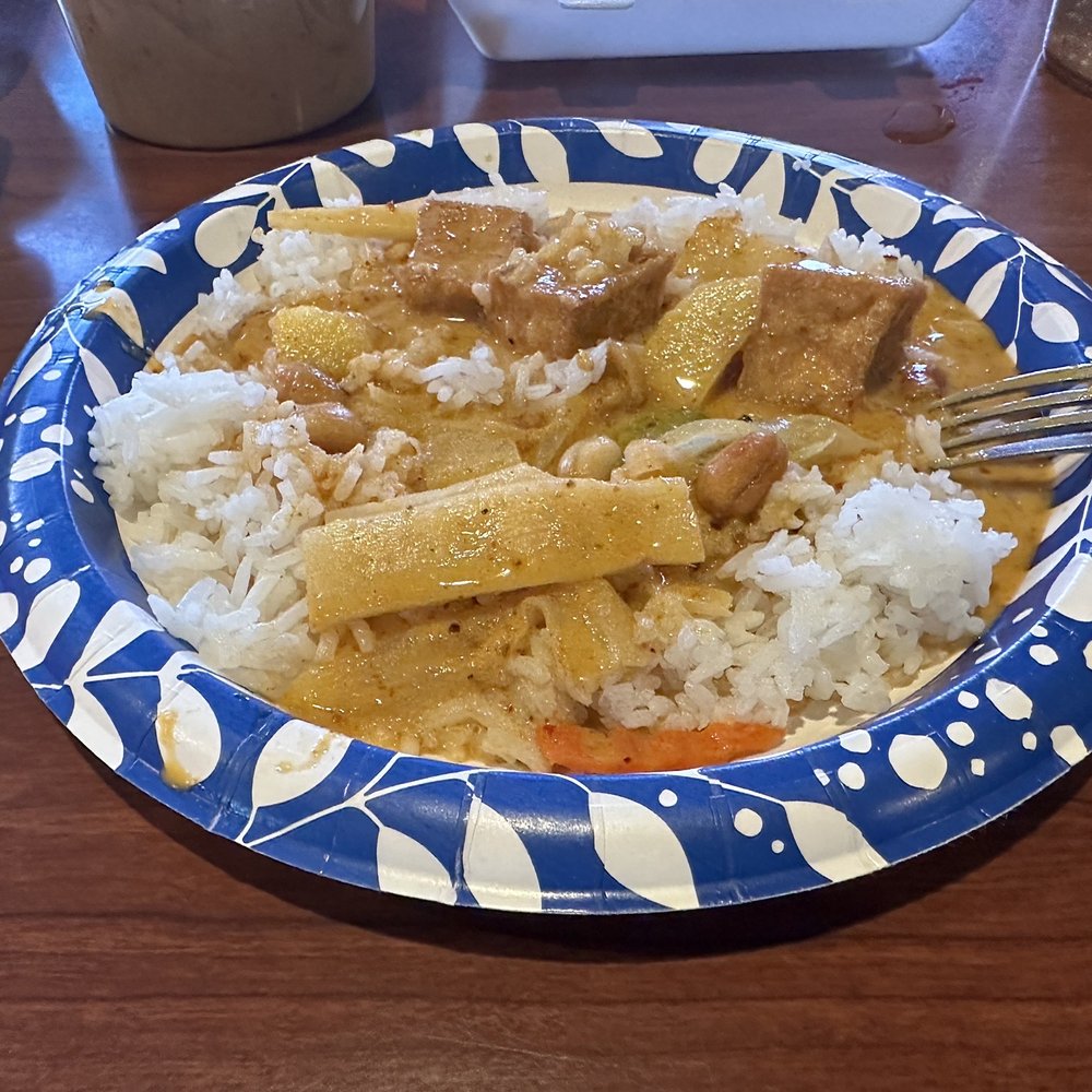 Krung Thai Restaurant - Plated Massaman Curry. - Thai Near Me - Albuquerque, New Mexico