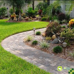 Go Green Landscape - Natural stone paver maintains freshness.